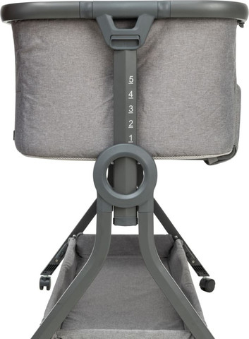 עריסה נצמדת למיטה במהדורה אפורה דגם Alma Grey