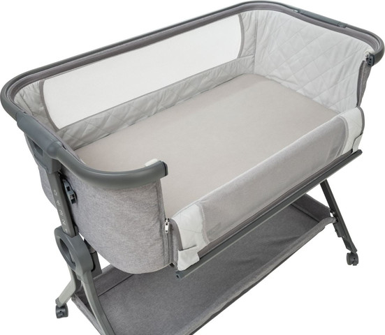 עריסה נצמדת למיטה במהדורה אפורה דגם Alma Grey