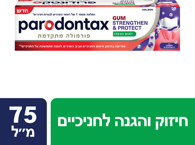 משחה לחיזוק והגנה לחניכיים מנטה מרענן