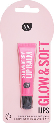 GLOW & SOFT שפתון לחות מועשר בתמצית תות