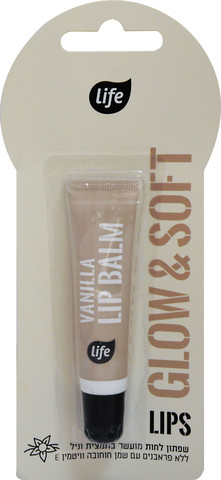 GLOW & SOFT שפתון לחות מועשר בתמצית וניל