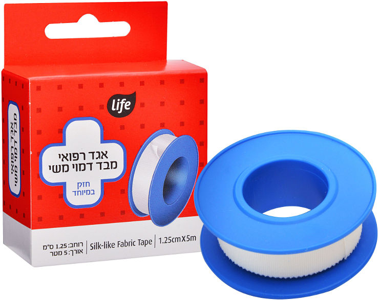 אגד רפואי מבד דמוי משי 1.25 ס"מ*5 מטר