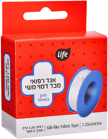 אגד רפואי מבד דמוי משי 1.25 ס"מ*5 מטר