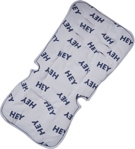 לייף בייביז ריפודית לעגלה אפור טקסט קיץ 21