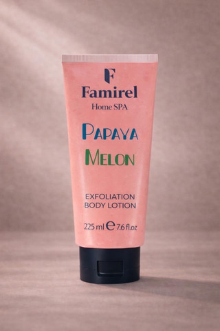 תחליב גוף פילינג FAMIREL פפאיה ומלון