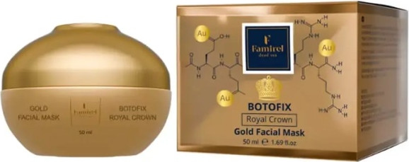 מסכת פנים זהב FAMIREL Botoderm Action Royal Crown