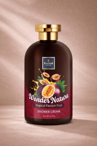 קרם רחצה FAMIREL Wonder Nature פסיפלורה טרופית