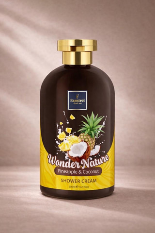 קרם רחצה FAMIREL Wonder Nature אננס וקוקוס