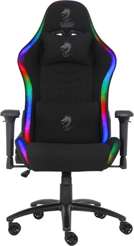 כסא גיימינג מעוצב כולל תאורת Dragon RGB דרגון Space Plus