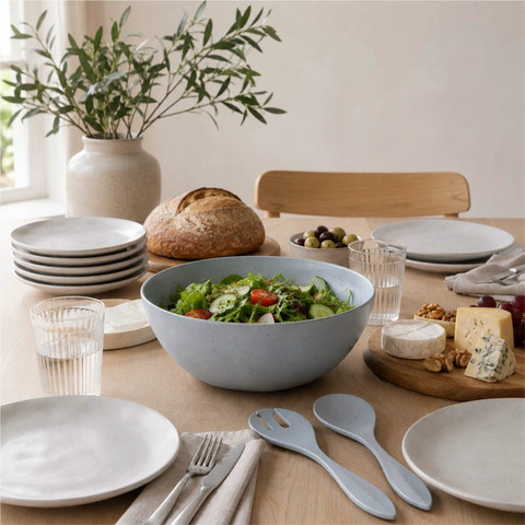 קערה לסלט Bistro eco תכלת 22 סמ 2.4 ליטר מבית ROSO