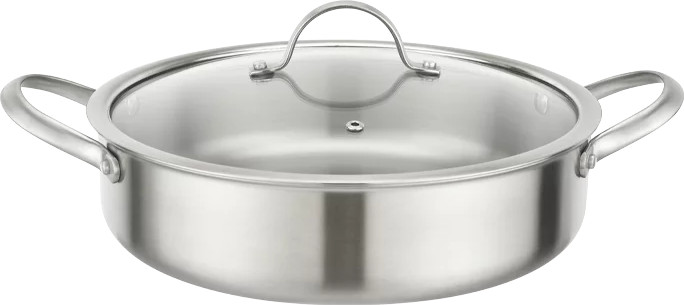 סיר סוטאז׳ נירוסטה silver 32 ס״מ