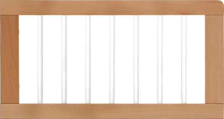 מגן למיטת תינוק אמנדה עץ טבעי/אקריל - Bed Rail Amanda Natural/Acrylic