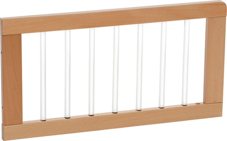 מגן למיטת תינוק אמנדה עץ טבעי/אקריל - Bed Rail Amanda Natural/Acrylic
