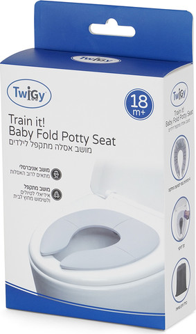 מושב אסלה מתקפל לילדים - Train it! Baby Fold Potty Seat