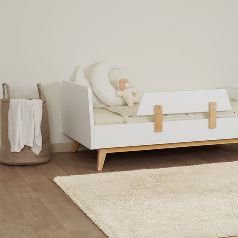 מיטת מעבר דייניז – Dainy’s Caroline Toddler Bed Classic White 130×70 cm
