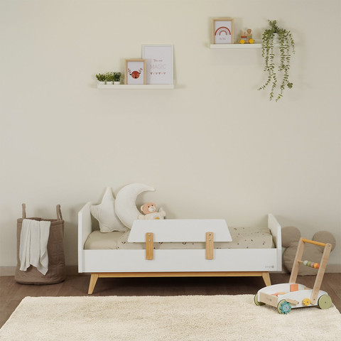 מיטת מעבר דייניז – Dainy’s Caroline Toddler Bed Classic White 130×70 cm