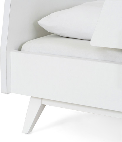 מיטת מעבר דייניז – Dainy’s Caroline Toddler Bed Classic White 130×70 cm