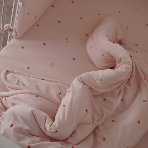 סדין מיטה ליין גינה אורבנית מודפס – Baby Bed Sheet 135X80 cm