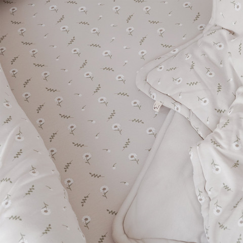 סדין מיטה ליין גינה אורבנית מודפס – Baby Bed Sheet 135X80 cm
