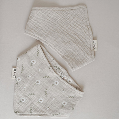 שלישיית סינרי בנדנה טטרה ליין גינה אורבנית – Feeding Bib