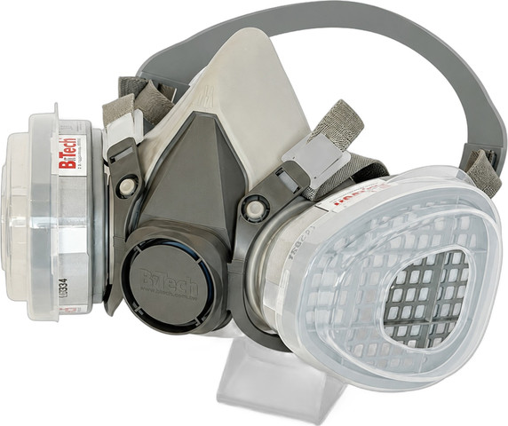 ערכת מסכת חצי פנים דו-מסננת EN 140/14387 B.Tech P9 | B.Tech