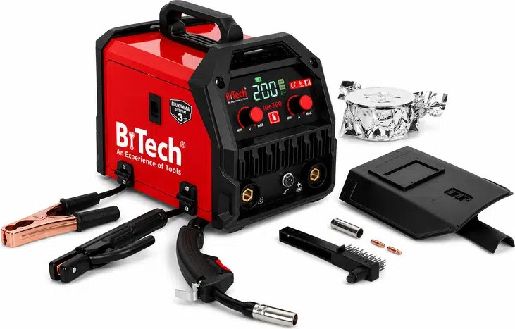 סט כבלים לרתכת 16MM² + ארכה + ידית ריתוך | B.Tech