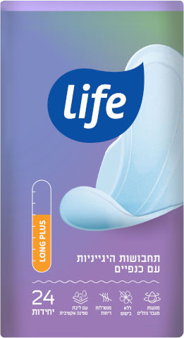 תחבושות לונג פלוס עם כנפיים