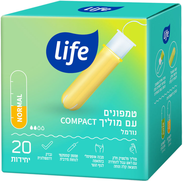 טמפונים קומפק נורמל