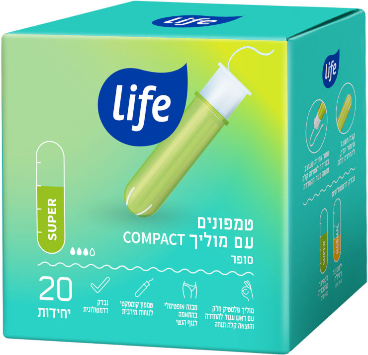 טמפונים קומפק סופר