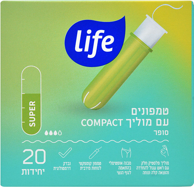 טמפונים קומפק סופר