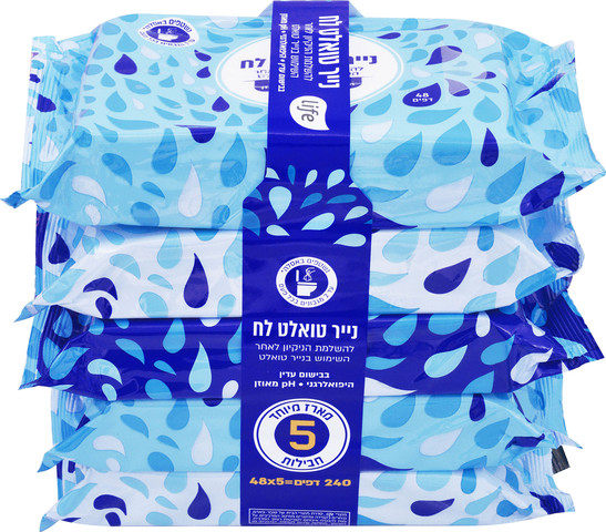 מגבוני נייר טואלט לח