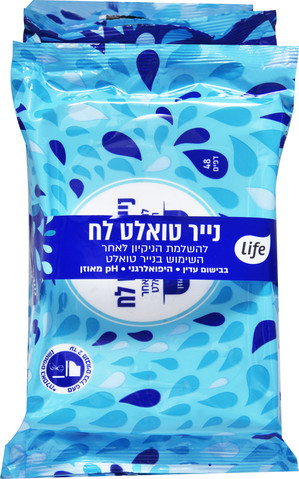 מגבוני נייר טואלט לח