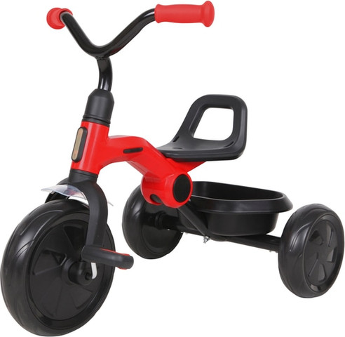 תלת אופן מתקפל עם מוט דחיפה מתנתק Ant Plus - אפור כהה