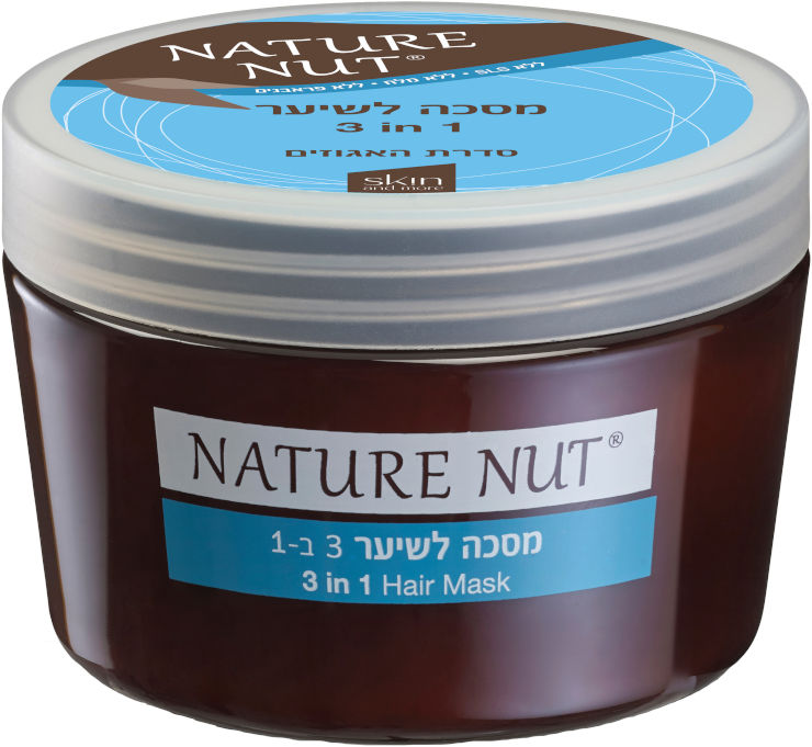 מסכה לשיער 3 ב-1