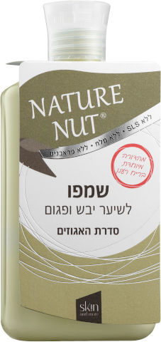 שמפו לשיער יבש ופגום בריח רענן