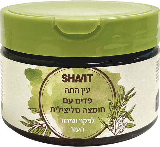 עץ התה פדים עם חומצה סליצילית לניקוי וטיהור העור
