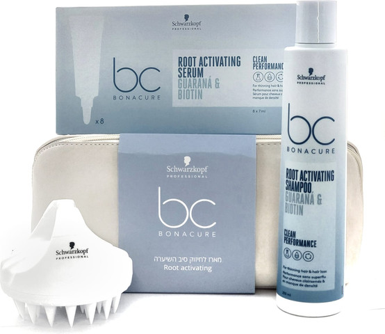 מארז לחיזוק סיב השיערה – Schwarzkopf BONACURE Root Activating