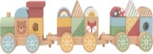 רכבת קוביות והשחלות מעץ