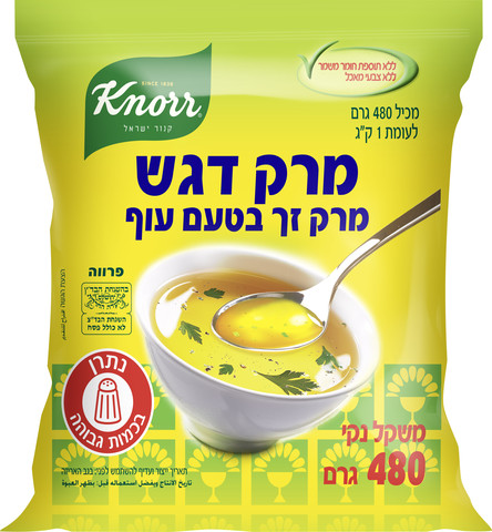 מרק דגש - מרק זך בטעם עוף