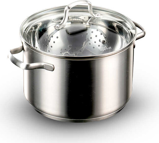 סיר נירוסטה 24 ס"מ גבוה, 6.7 ליטר COOK MASTER