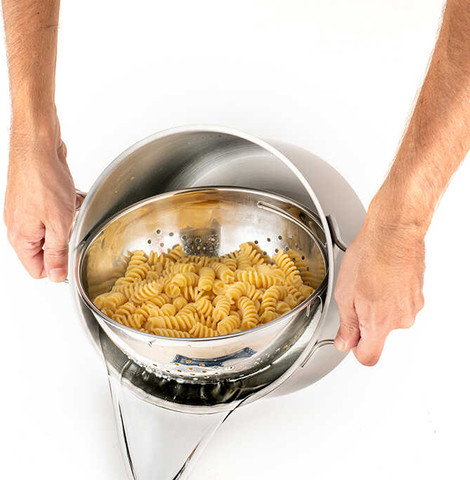 סיר נירוסטה 24 ס"מ גבוה, 6.7 ליטר COOK MASTER