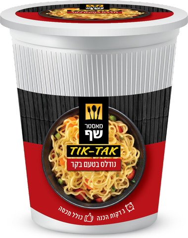 TIK-TAK נודלס בטעם בקר