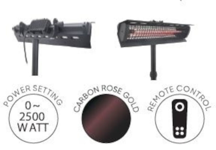 מחמם חוצות חשמלי עומד S.PATIO 2500W ס.פאטיו 37094