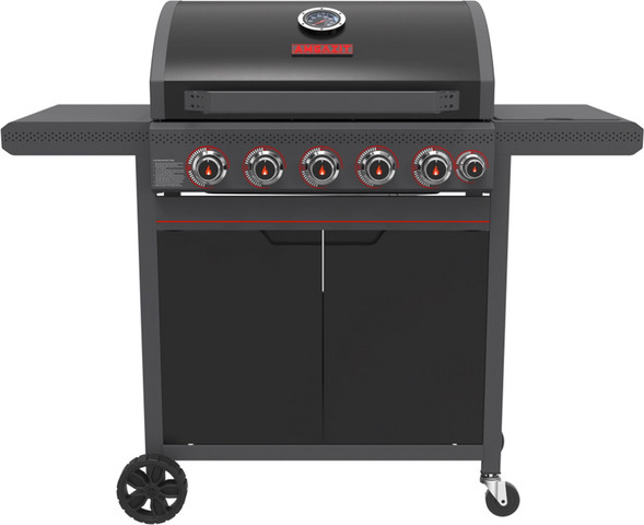 גריל גז 5 מבערים כולל כירת צד Amgazit אמגזית Blueflame 34069