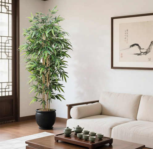 עץ מלאכותי דמוי במבוק  1.80 מטר INDOOR