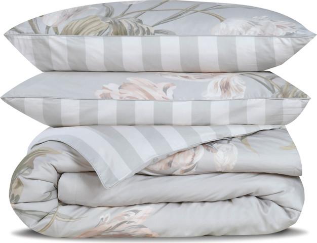 Laura Ashley סט מצעים סאטן- דגם Gosford - סט מצעים זוגי