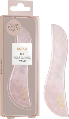 THE WAND אבן עיסוי עשויה רוז קווארץ