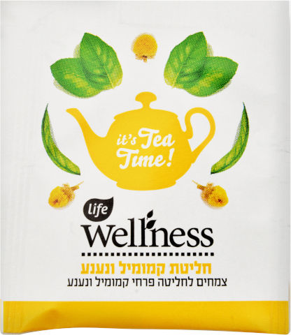 וולנס חליטת פרחי קמומיל ונענע