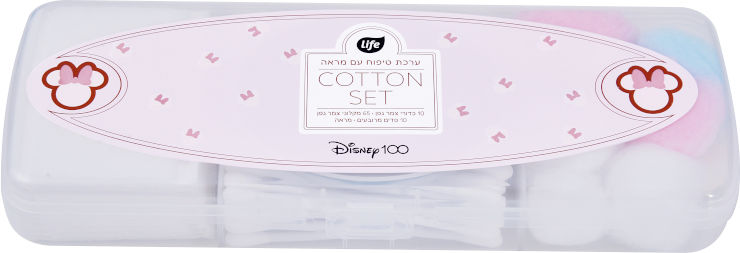 דיסני 100 ערכת צמר גפן עם מראה