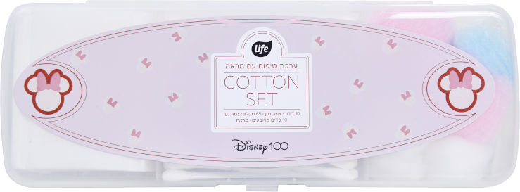 דיסני 100 ערכת צמר גפן עם מראה